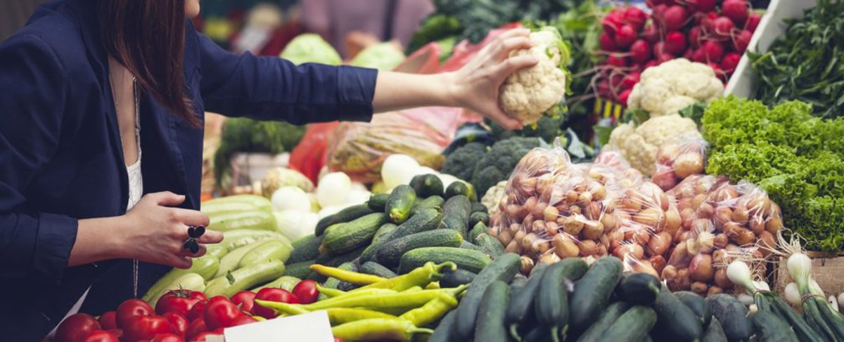 Fresh produce at Farmer's Market